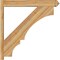 Ekena Millwork Balboa Arts & Crafts Rough Sawn Outlooker, Western Red Cedar, 6"W x 38"D x 38"H OUT06X38X38BOA03RWR - alternate 3